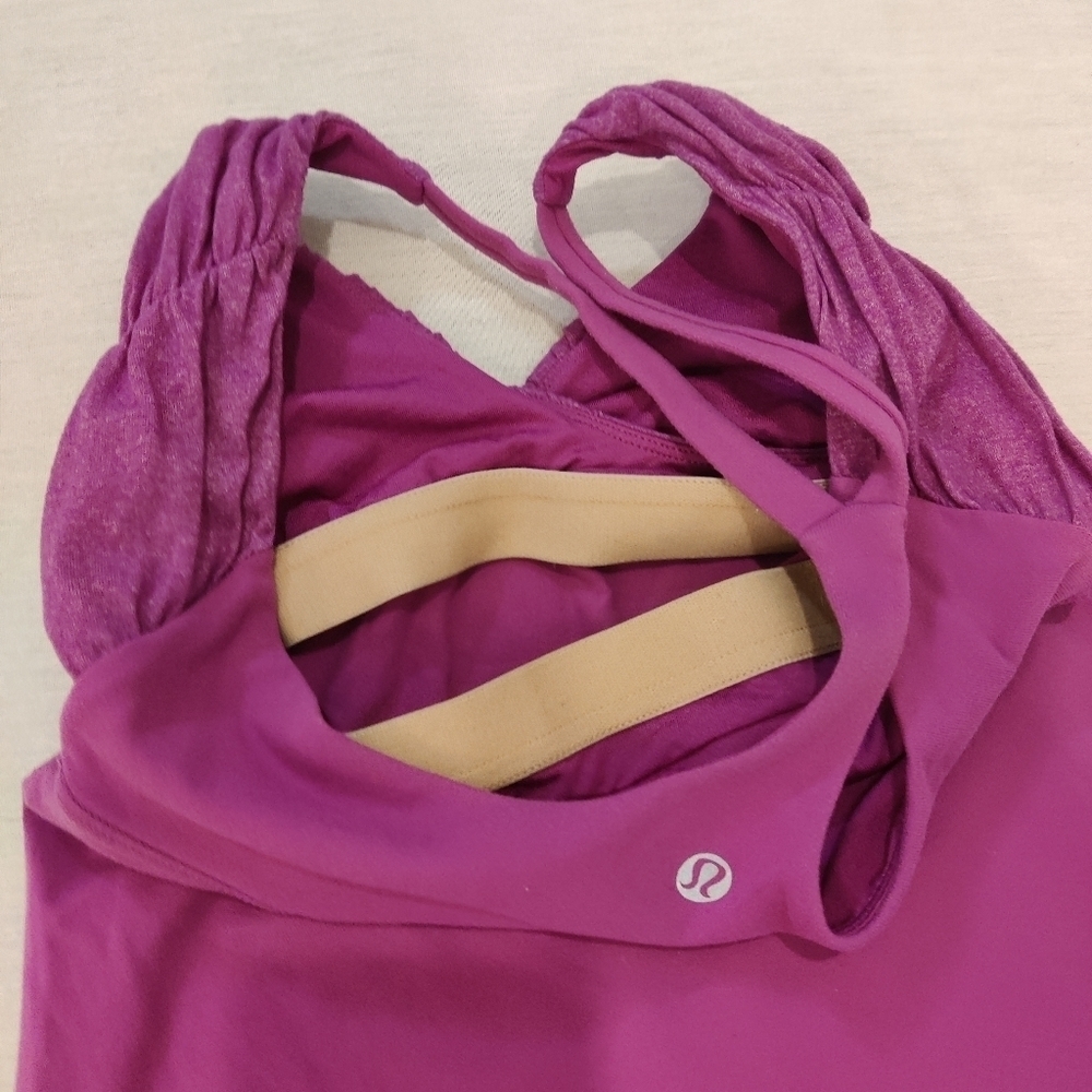 LULULEMON magenta tank top size 4 - Picture 6 of 8